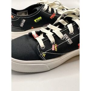 Tom's Travel Lite Low Black Marvel Women's 8 Sneakers Superhero Characters Retro
